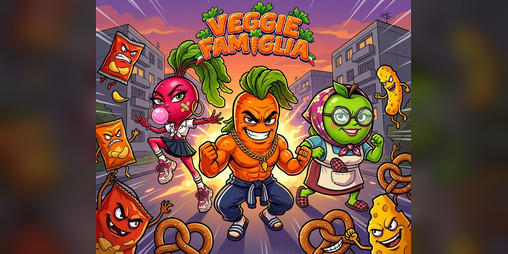 Cover image for Veggie Famiglia: Brainrot Survivors