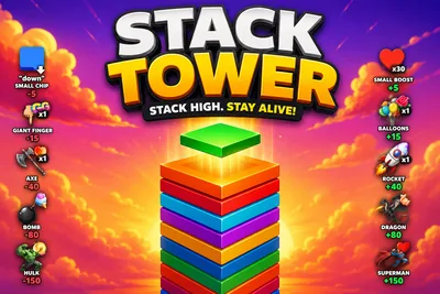 Stack Tower - TikTok Live Interactive Game