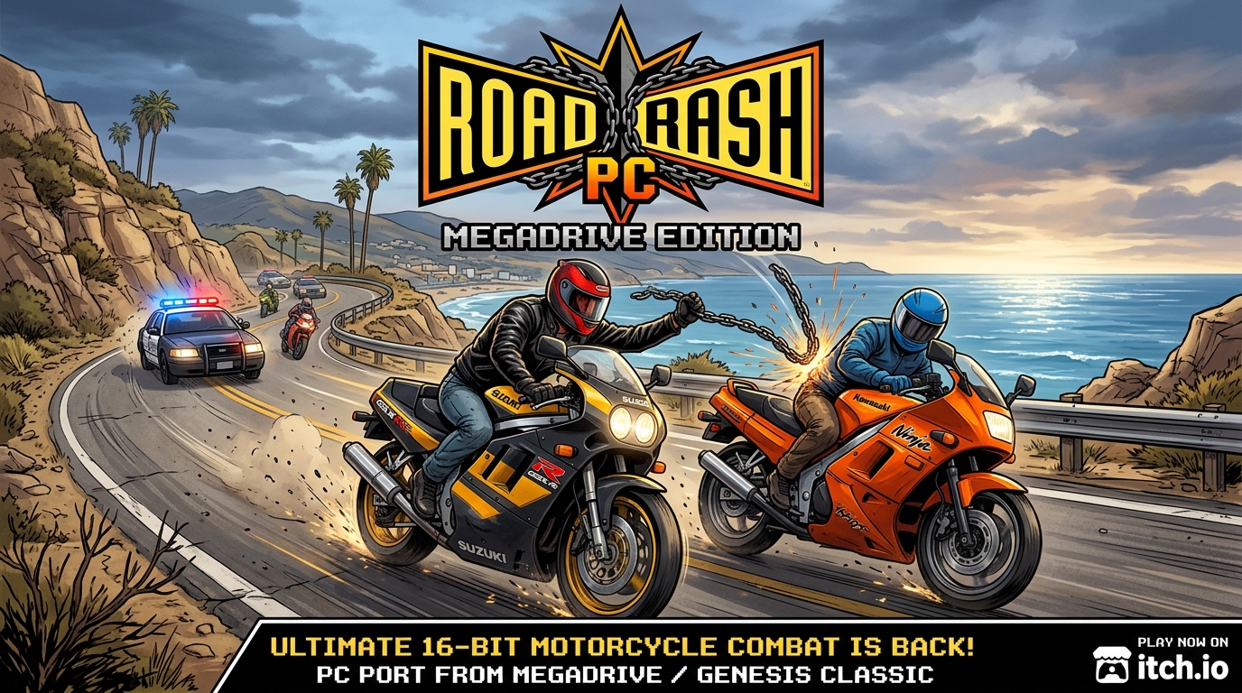 Cover image for Road RASH Original sur pc