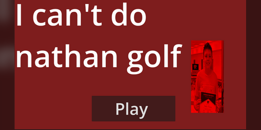Cover image for Can't do Nathan golf