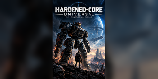 Cover image for HARDENED-CORE UNIVERSAL — Full Game "Disc" (Open Universe Edition)