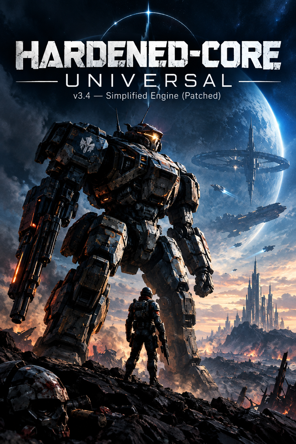 Cover image for HARDENED-CORE UNIVERSAL — Full Game "Disc" (Open Universe Edition)