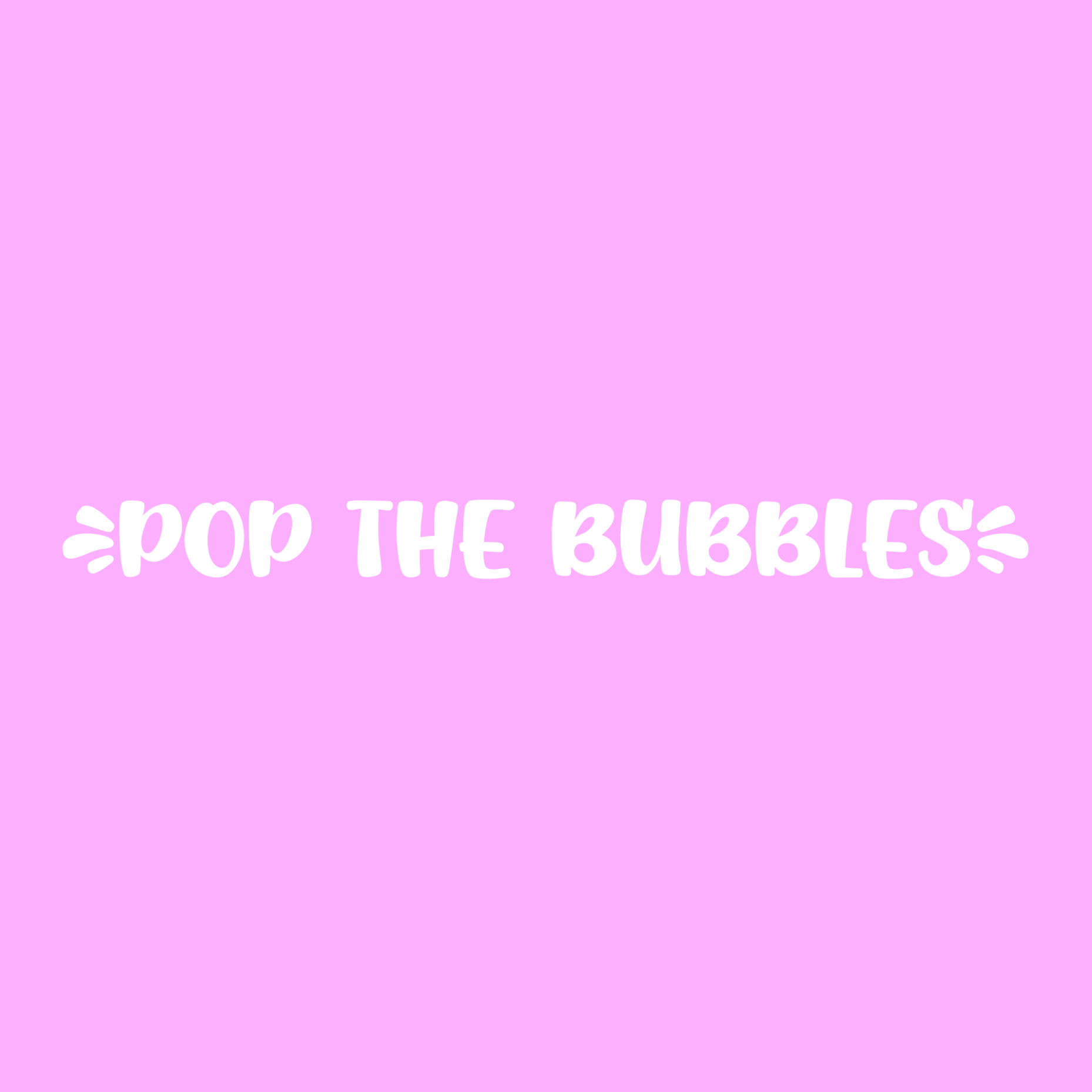 Cover image for Pop the Bubbles!