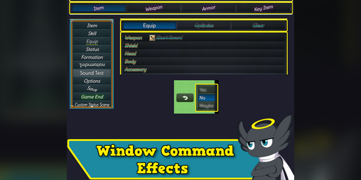 Cover image for Hakuen Studio Window Command Effects for RPG Maker MZ