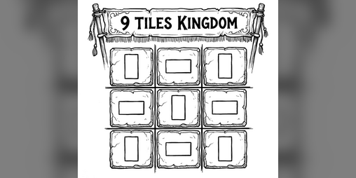 Cover image for 9 tiles kingdoms