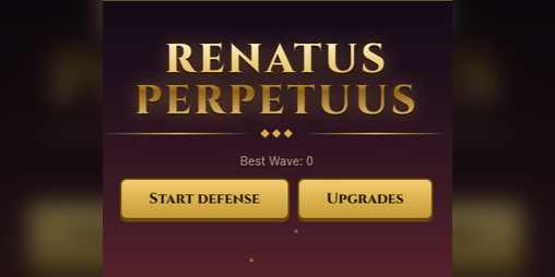 Cover image for RENATUS PERPETUUS