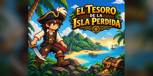 Cover image for EL TESORO DE LA ISLA PERDIDA