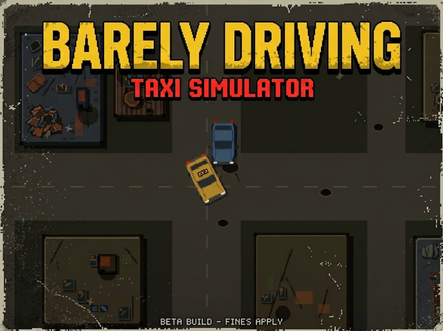 Cover image for Barely Driving: Taxi Simulator
