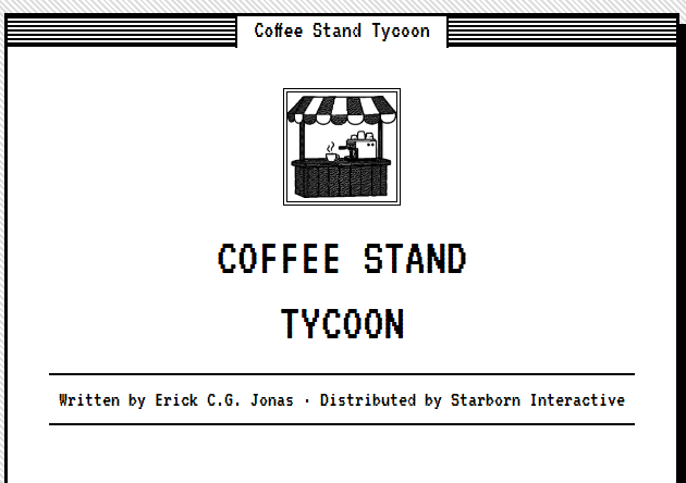 Cover image for Coffee Stand Tycoon