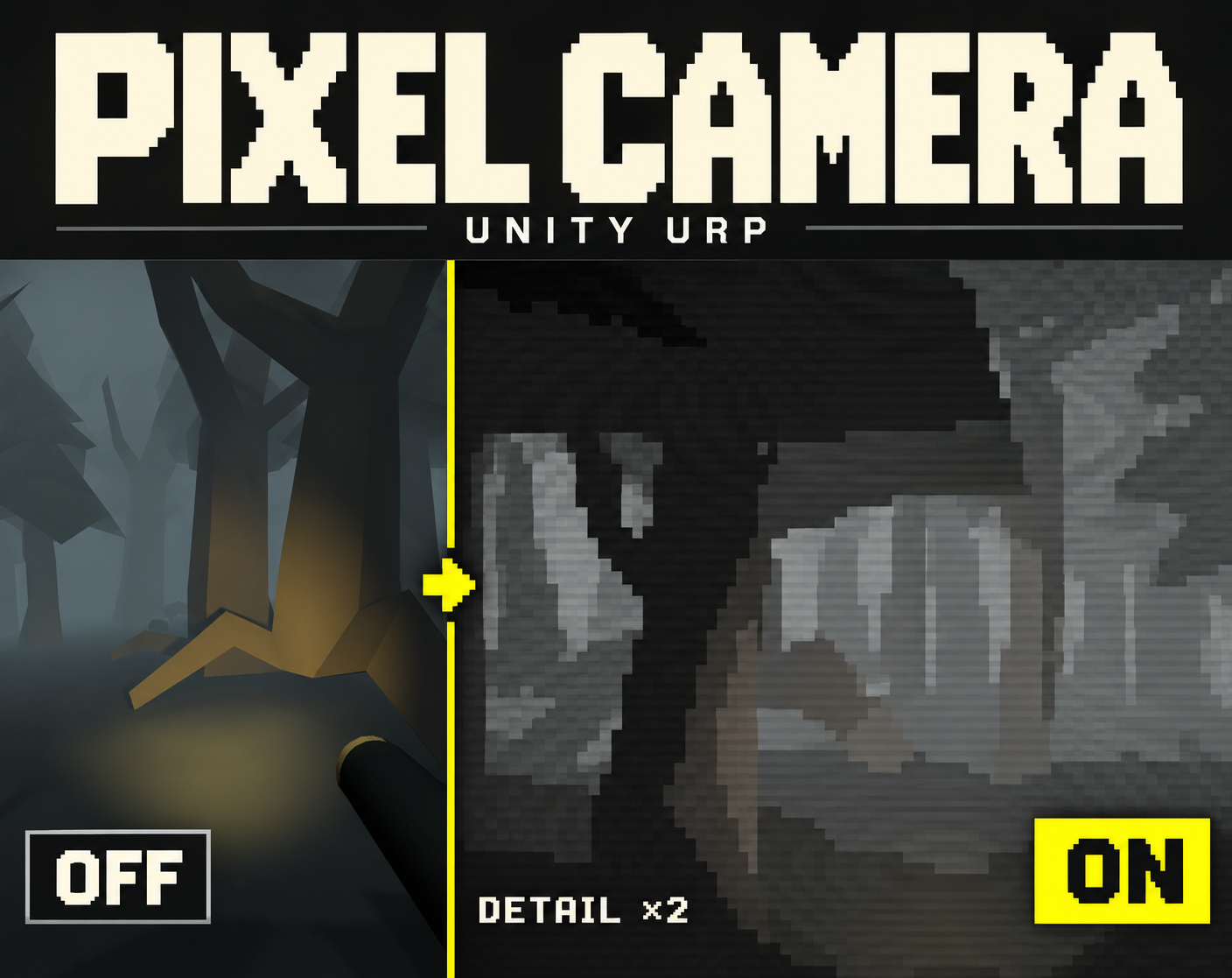 Cover image for Pixel Camera — Retro Effects for Unity URP