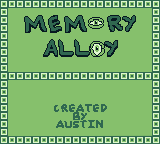 Cover image for Memory Alloy