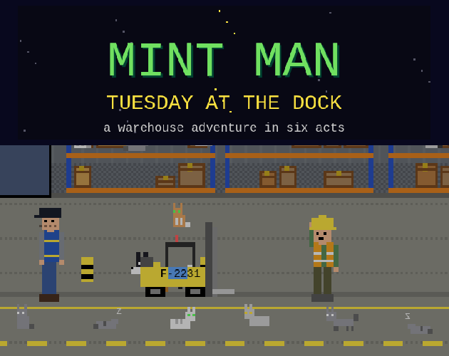 Cover image for MINT MAN: Tuesday at the Dock
