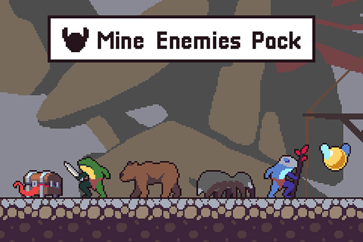 Enemies Character Pixel Art by Free Game Assets (GUI, Sprite, Tilesets)