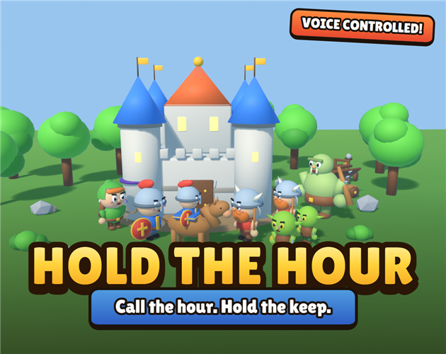 Hold the hour — screenshot of the AI-made game