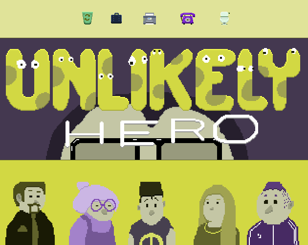 Cover image for Unlikely Hero