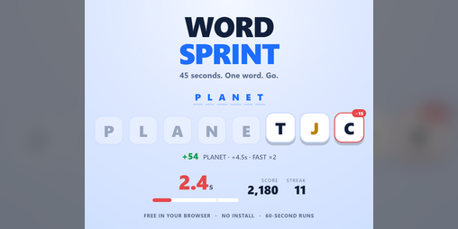 Cover image for Word Sprint