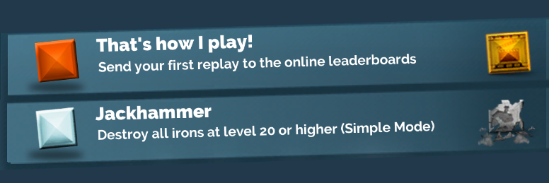 Two new achievements