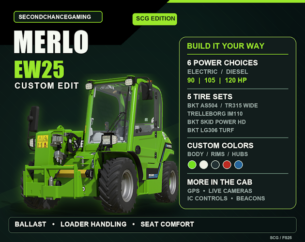 Cover image for Merlo EW25 Custom