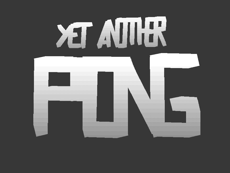 Yet Another Pong