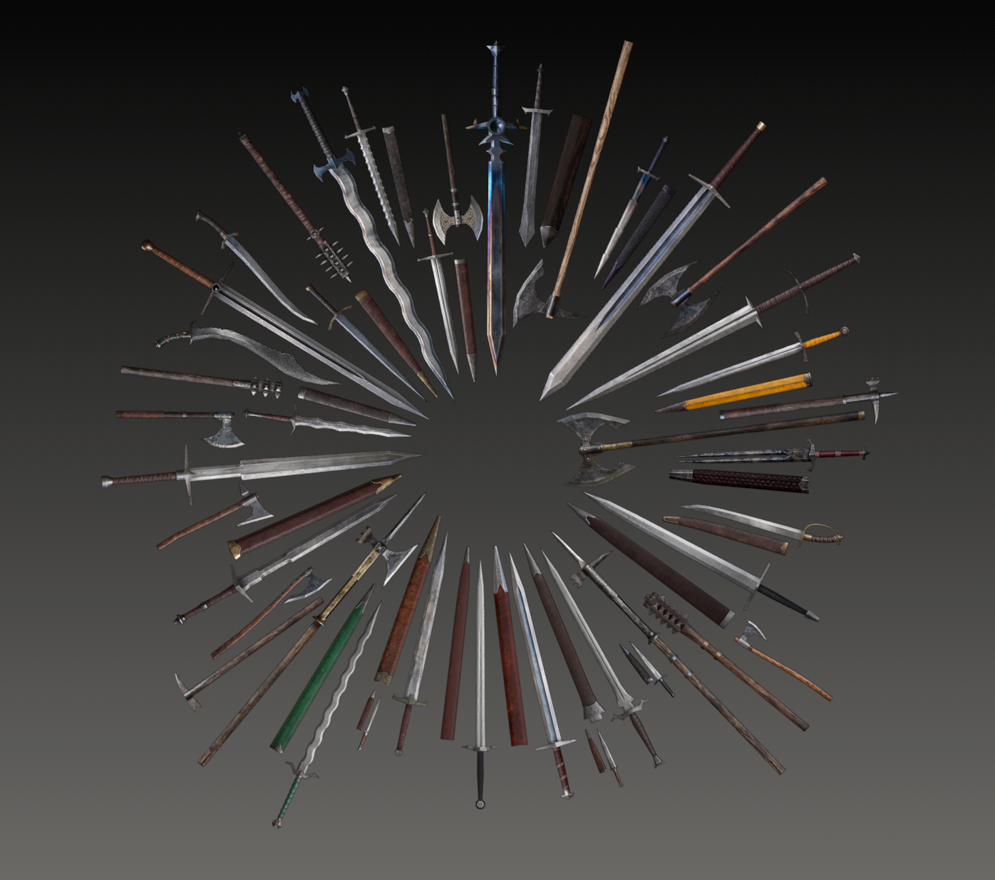 Modular Medieval Weapons MEGA Pack
