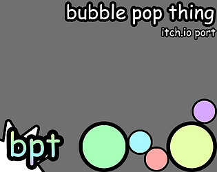 bubble pop thing