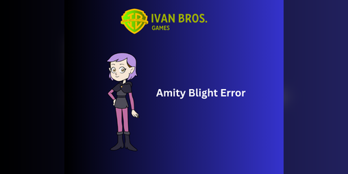 Cover image for Amity Blight Error