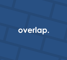 overlap.