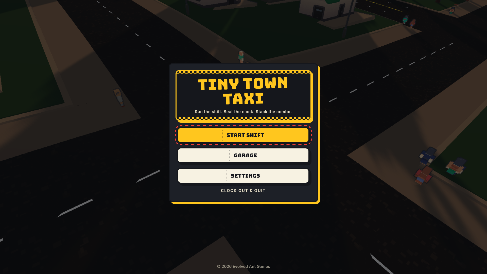 Tiny Town Taxi by EvolvedAnt · Store artwork