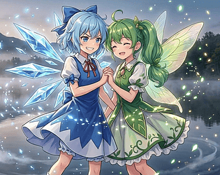 『チルノ＆大妖精』ブロック崩しゲーム 東方ニ次創作【28作品目】