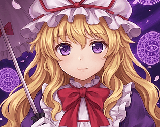 『紫(ゆかり) ＋ 幽々子』ブロック崩しゲーム 東方ニ次創作【29作品目】