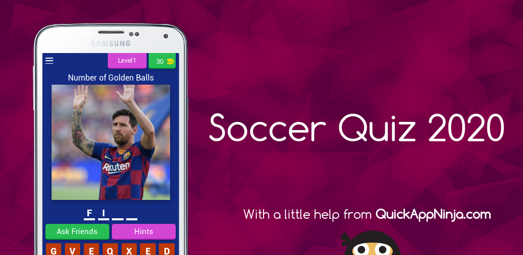 Soccer Quiz 2020 - A Free Quiz Game