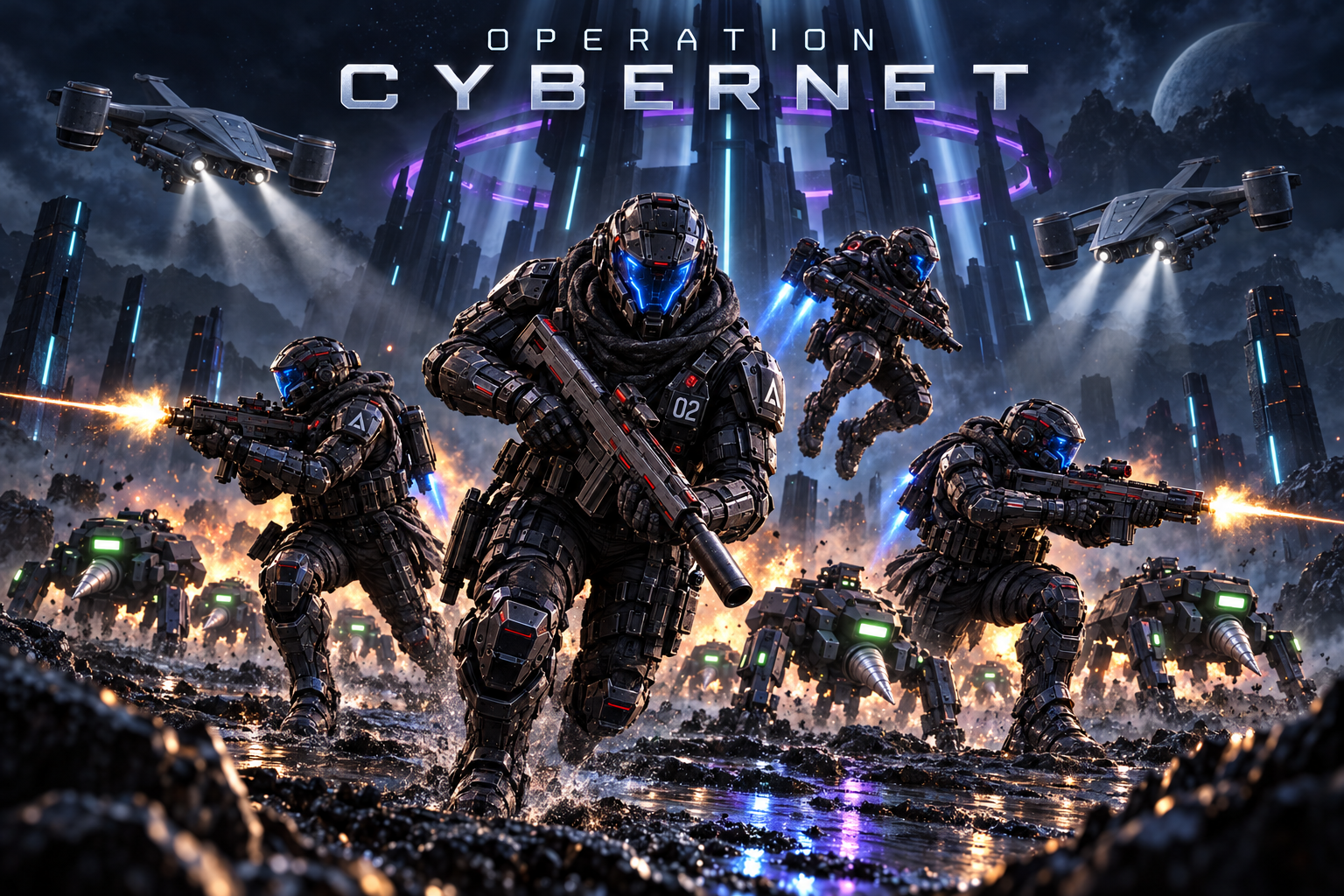 Operation Cybernet &mdash; staged promotional cover artwork