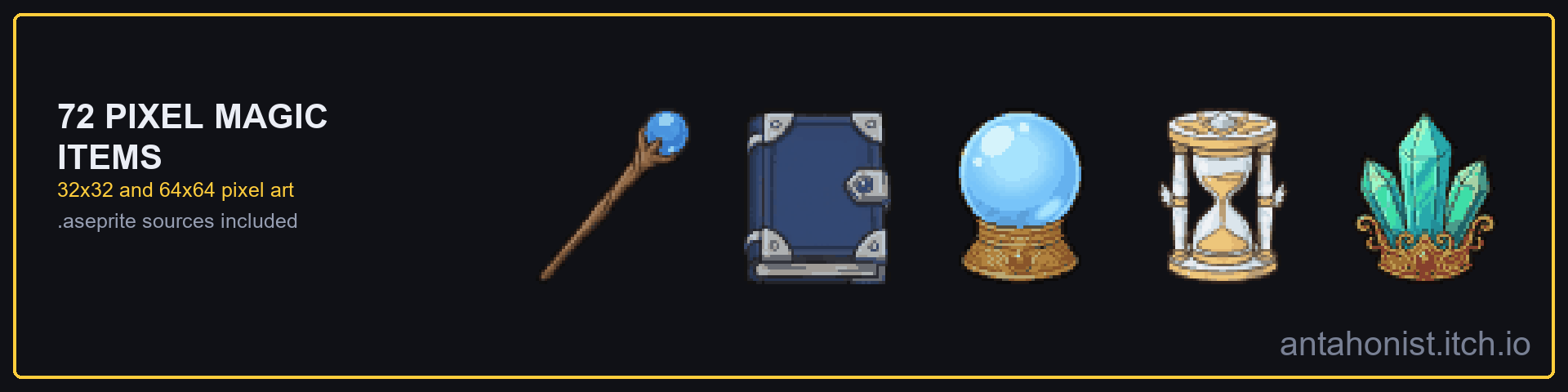 Free update: RPG Maker MV/MZ IconSet added - 72 Pixel Magic Items ...