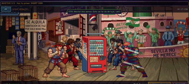 SCRAP BRAWLER: luchadores destrozando un coche