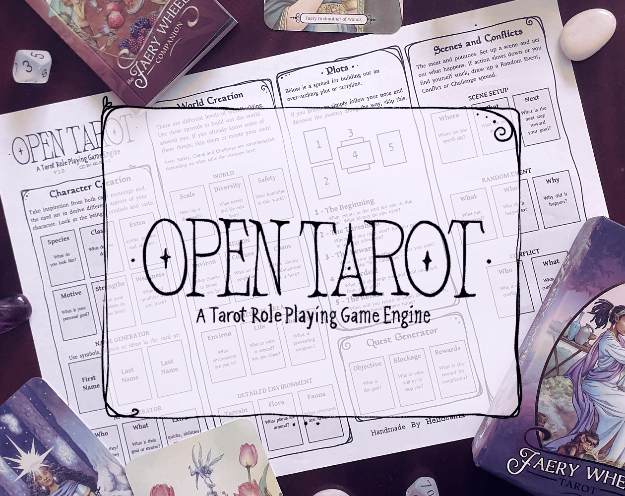 Open Tarot - A Tarot Role Playing Game Engine