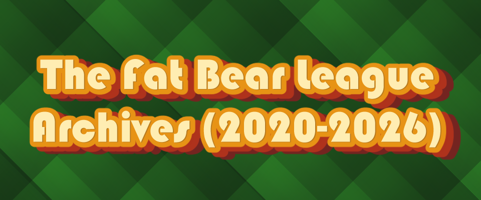 The Fat Bear League Archives (2020-2026)
