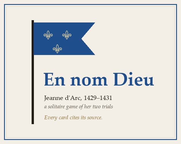 Cover image for En nom Dieu