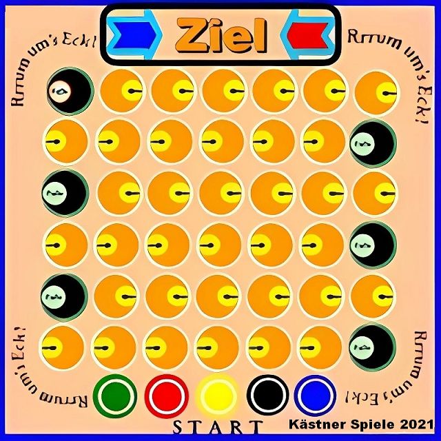 Cover image for Rrrum um's Eck! (Kästner-Spiele) – Brettspiel