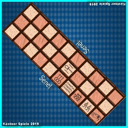 Cover image for Senet (Kästner-Spiele) – Brettspiel