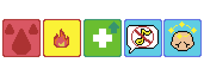 Status effects icons