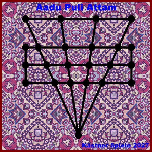 Cover image for Aadu Puli Attam (Kästner-Spiele) – Brettspiel