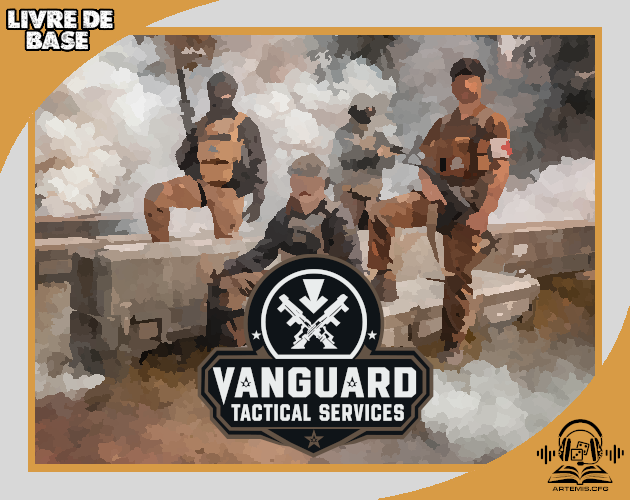 Cover image for Vanguard Tactical Services (Livre de Base)