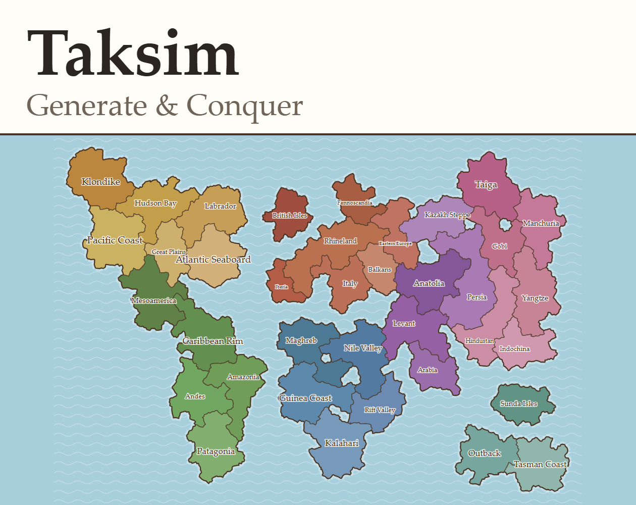 Cover image for Taksim: Generate & Conquer