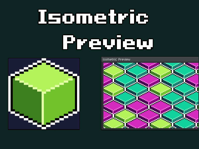Isometric Tile Mode Preview for Aseprite