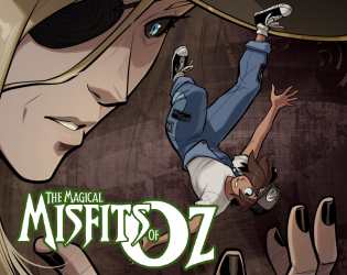 Cover image for The Magical Misfits of Oz - Chapter 1