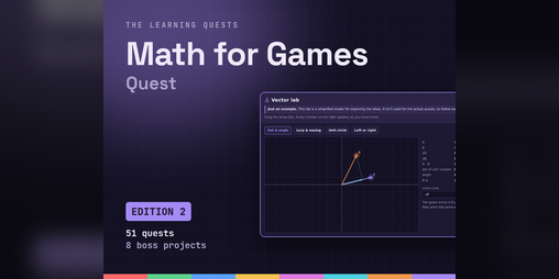 Cover image for Math for Games Quest, Edition 2