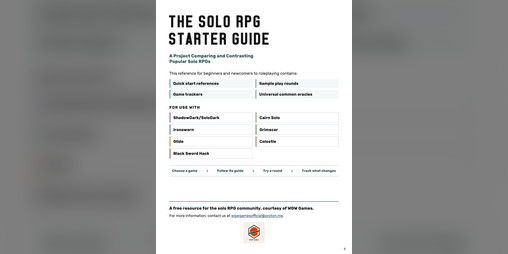 Cover image for The Solo RPG Starter Guide