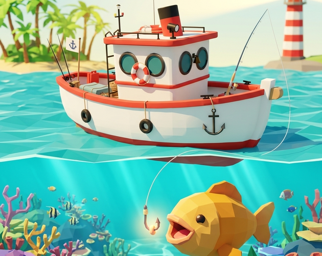 Low Reef Fish Reef & Reel by antrias