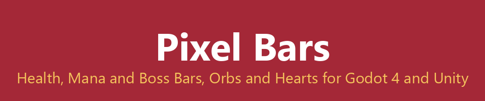 Pixel Bars - 8 Health Bar Styles