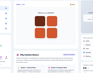 Human Intuition — Test Your Instincts